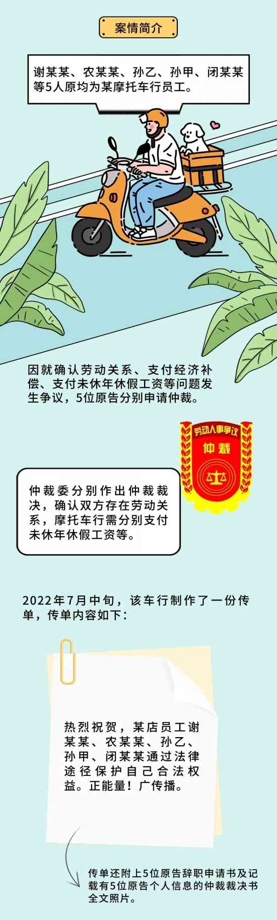 公司被员工告上仲裁,竟将个人信息印成传单满街发(图1) 公司被员工告上仲裁,竟将个人信息印成传单满街发(图1)