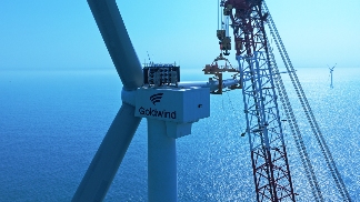 20兆瓦海上风电机组成功吊装,刷新全球最大容量与叶轮直径纪录(图3) 20兆瓦海上风电机组成功吊装,刷新全球最大容量与叶轮直径纪录(图3)