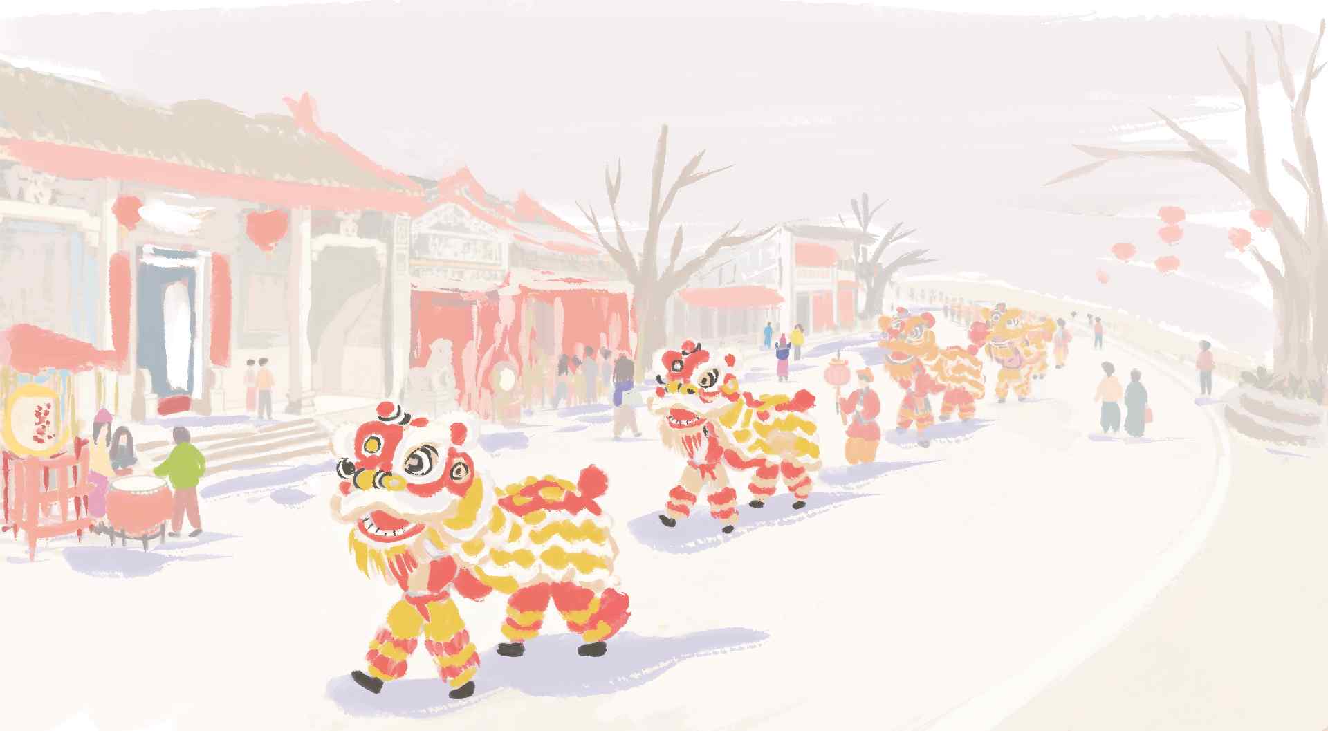 醒狮跃岁闹新春：舞动南粤年味，领略岭南贺