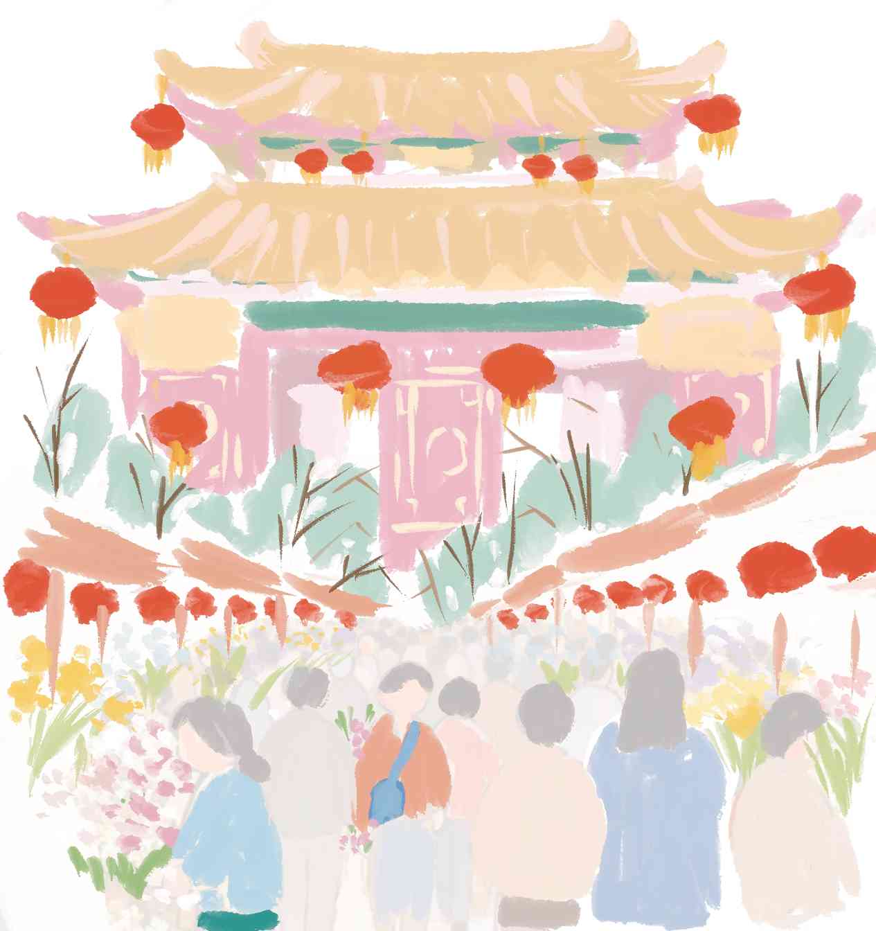 行花街：广府春节非遗民俗，花海人潮中的迎