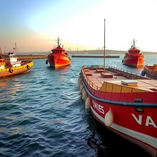 土耳其伊斯坦布尔马尔马拉海船只照片：战略水域航拍(图6)