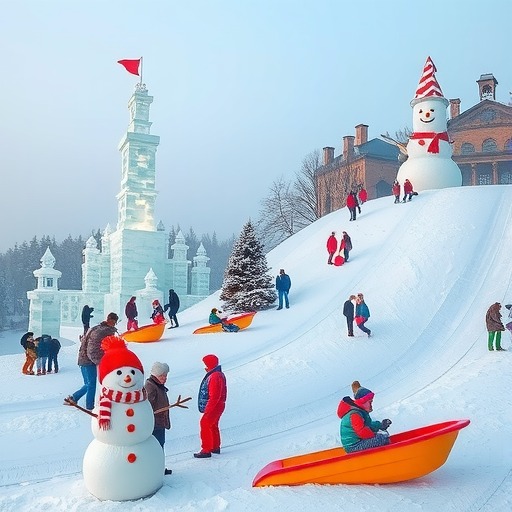 哈尔滨冰雪大世界超级冰滑梯惊艳亮相，解锁冬季雪场新体验(图6)