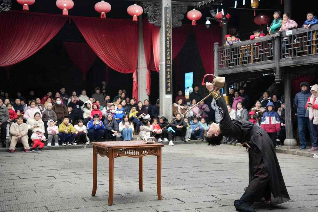 靖港古镇元旦变身潮玩乐园，非遗与光影共舞(图6)