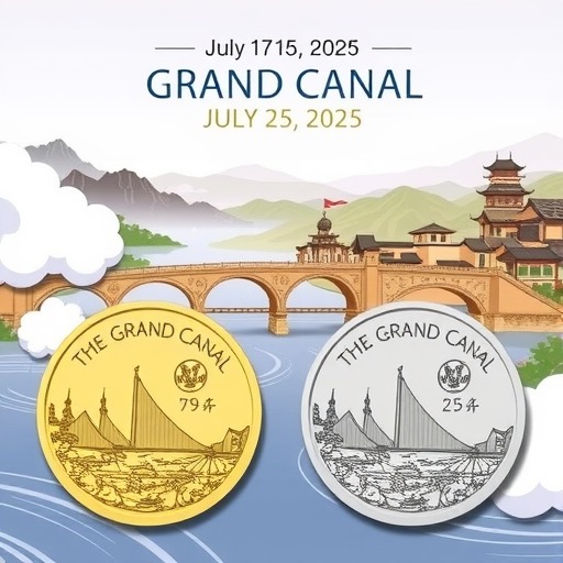 2025大运河纪念币发行 全景图揭示文化魅力(图1)