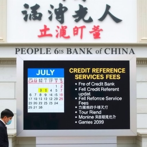 央行征信服务收费7月1日执行新标准 央行征信服务收费7月1日执行新标准