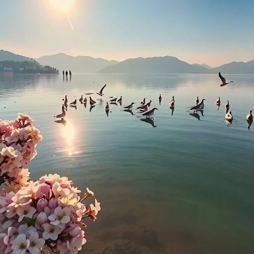 昆明气温回升 民众滇池边喂鸥赏景(图6)