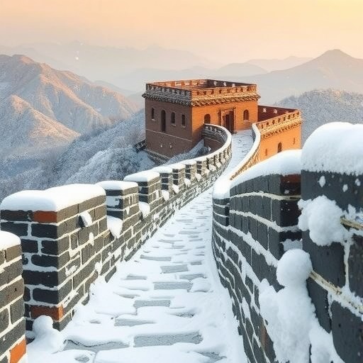 古长城“邂逅”冰雪热(图5)