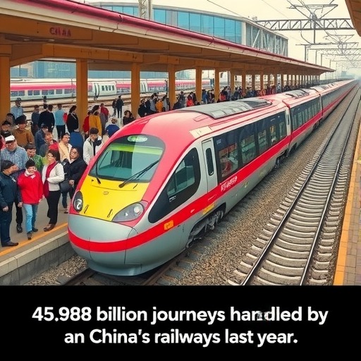 去年全国铁路发送旅客45.88亿人次(图2) 去年全国铁路发送旅客45.88亿人次(图2)