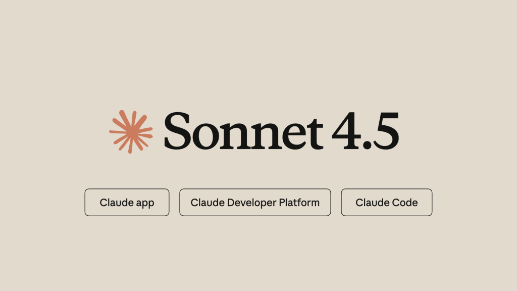 “最强编程模型”,Claude Sonnet 4.5发布,能(图1) “最强编程模型”,Claude Sonnet 4.5发布,能(图1)