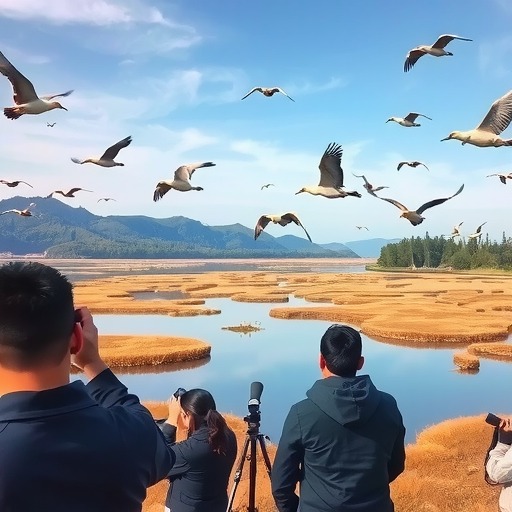 生态修复引候鸟 东古湖畔观鸟热(图5) 生态修复引候鸟 东古湖畔观鸟热(图5)