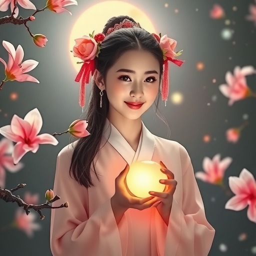 00后饶嘉迪演绎国民女儿 甜美古装反差妆 00后饶嘉迪演绎国民女儿 甜美古装反差妆