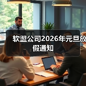 软盟公司2026年元旦放假通知(图4) 软盟公司2026年元旦放假通知(图4)
