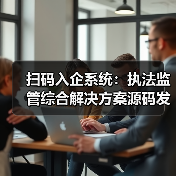 扫码入企系统：执法监管综合解决方案源码发售（图1）