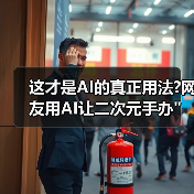 这才是AI的真正用法?网友用AI让二次元手办