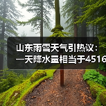 山东雨雪天气引热议:一天降水量相当于4516个大明湖(图1) 山东雨雪天气引热议:一天降水量相当于4516个大明湖(图1)