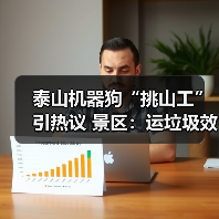 泰山机器狗“挑山工”引热议 景区:运垃圾效率超高!(图3) 泰山机器狗“挑山工”引热议 景区:运垃圾效率超高!(图3)