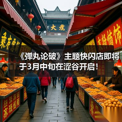 《弹丸论破》主题快闪店即将于3月中旬在涩谷开启!(图1) 《弹丸论破》主题快闪店即将于3月中旬在涩谷开启!(图1)