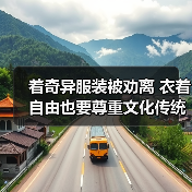 着奇异服装被劝离 衣着自由也要尊重文化传统（图4）
