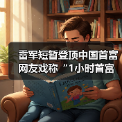 雷军短暂登顶中国首富 网友戏称“1小时首富体验卡”(图1) 雷军短暂登顶中国首富 网友戏称“1小时首富体验卡”(图1)