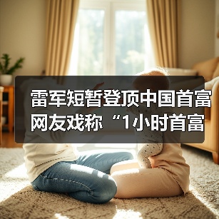 雷军短暂登顶中国首富 网友戏称“1小时首富体验卡”(图2) 雷军短暂登顶中国首富 网友戏称“1小时首富体验卡”(图2)