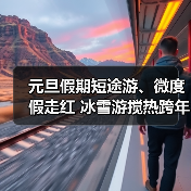 2025跨年旅游热度攀升 冰雪短途游成新