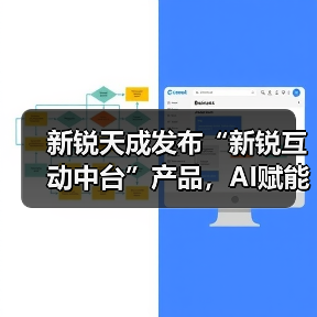 新锐天成发布“新锐互动中台”产品，AI赋能企业营销生产力升级（图1）
