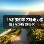 19家旅游景区确定为国家5A级旅游景区（图1）