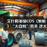 艾什莉体模COS《妮姬》“大白熊”尼夫 这大欧派绝了（图3）