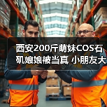 西安200斤萌妹COS石矶娘娘被当真 小朋友大呼可爱!(图4) 西安200斤萌妹COS石矶娘娘被当真 小朋友大呼可爱!(图4)