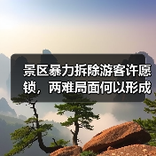 景区暴力拆除游客许愿锁,两难局面何以形成?(图3) 景区暴力拆除游客许愿锁,两难局面何以形成?(图3)