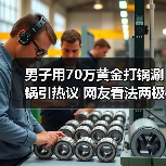 男子用70万黄金打锅涮锅引热议 网友看法两极分化!(图2) 男子用70万黄金打锅涮锅引热议 网友看法两极分化!(图2)