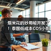 爆米花的妙用被开发了!泰国低成本COS小哥最新作赏(图1) 爆米花的妙用被开发了!泰国低成本COS小哥最新作赏(图1)