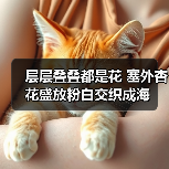 层层叠叠都是花 塞外杏花盛放粉白交织成海（图3）