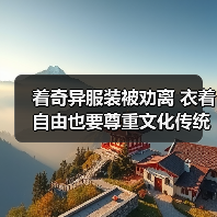 着奇异服装被劝离 衣着自由也要尊重文化传统(图2) 着奇异服装被劝离 衣着自由也要尊重文化传统(图2)