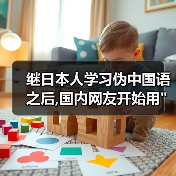 继日本人学习伪中国语之后,国内网友开始用