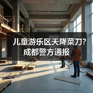 儿童游乐区天降菜刀？成都警方通报（图2）