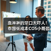血淋淋的牙口太吓人！泰国低成本COS小哥