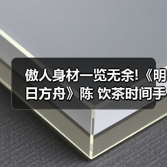 傲人身材一览无余!《明日方舟》陈 饮茶时
