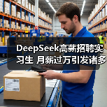 DeepSeek高薪招聘实习生 月薪过万引发诸多网友热议(图2) DeepSeek高薪招聘实习生 月薪过万引发诸多网友热议(图2)