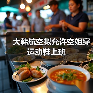 大韩航空拟允许空姐穿运动鞋上班（图1）