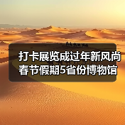打卡展览成过年新风尚 春节假期5省份博物馆接待游客超500万人次(图2) 打卡展览成过年新风尚 春节假期5省份博物馆接待游客超500万人次(图2)