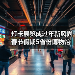 打卡展览成过年新风尚 春节假期5省份博物馆接待游客超500万人次(图4) 打卡展览成过年新风尚 春节假期5省份博物馆接待游客超500万人次(图4)