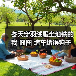 冬天穿羽绒服坐地铁的我 囧图 堵车堵得狗子不耐烦了（图4）