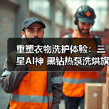 重塑衣物洗护体验:三星AI神 黑钻热泵洗烘旗舰的哲学之道(图2) 重塑衣物洗护体验:三星AI神 黑钻热泵洗烘旗舰的哲学之道(图2)