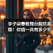 李子柒春晚舞台服饰美爆！你猜一共有多少非遗元素？（图3）