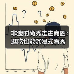 非遗时尚秀走进商圈：逛吃也能沉浸式看秀（图3）