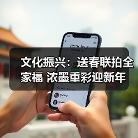 文化振兴：送春联拍全家福 浓墨重彩迎新年（图2）