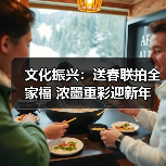 文化振兴：送春联拍全家福 浓墨重彩迎新年（图1）