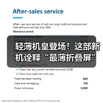轻薄机皇登场！这部新机诠释“最薄折叠屏”真正实力（图3）