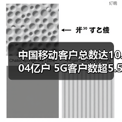 中国移动客户总数达10.04亿户 5G客户数超5.5亿户！（图1）